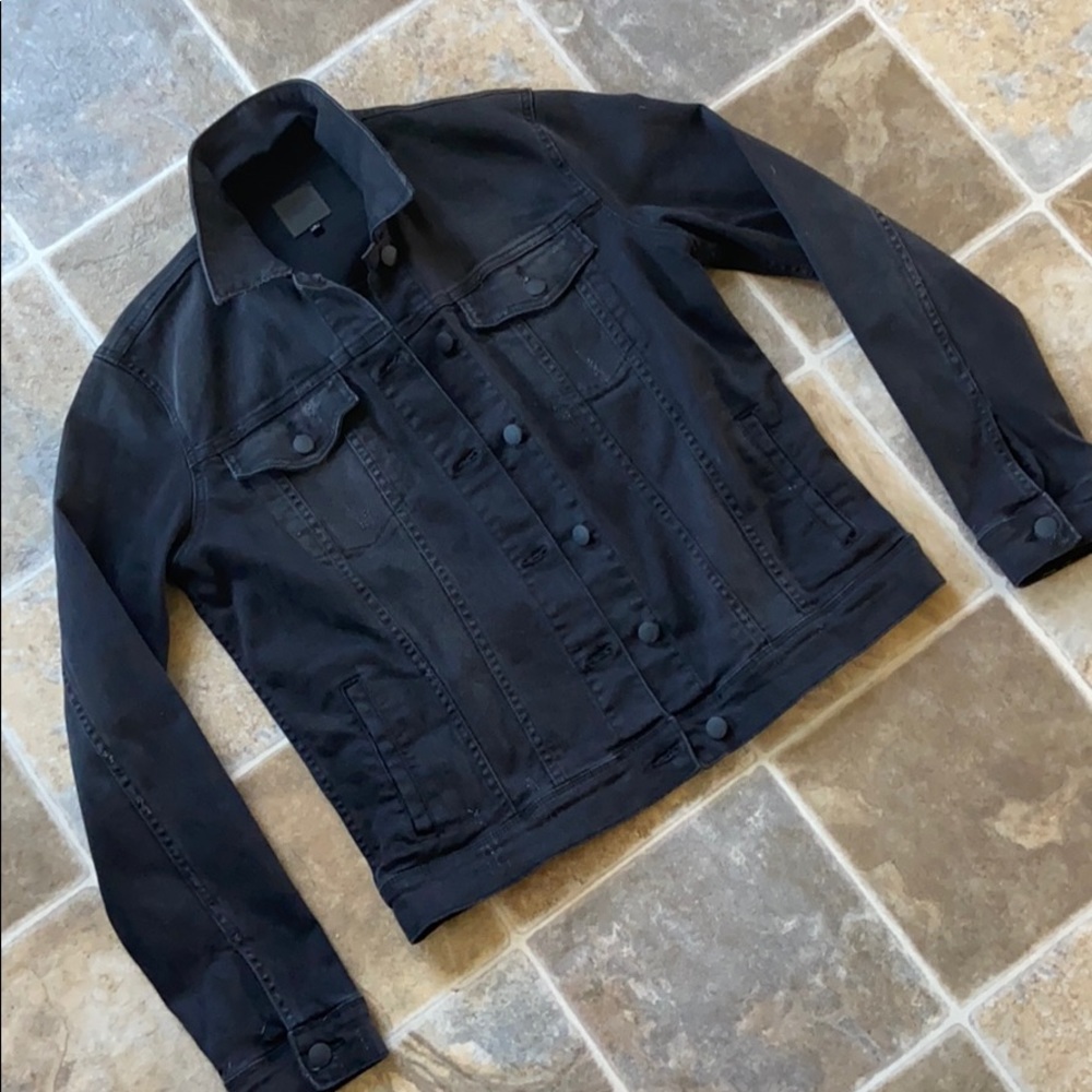 Joe’s Jeans black distressed jacket